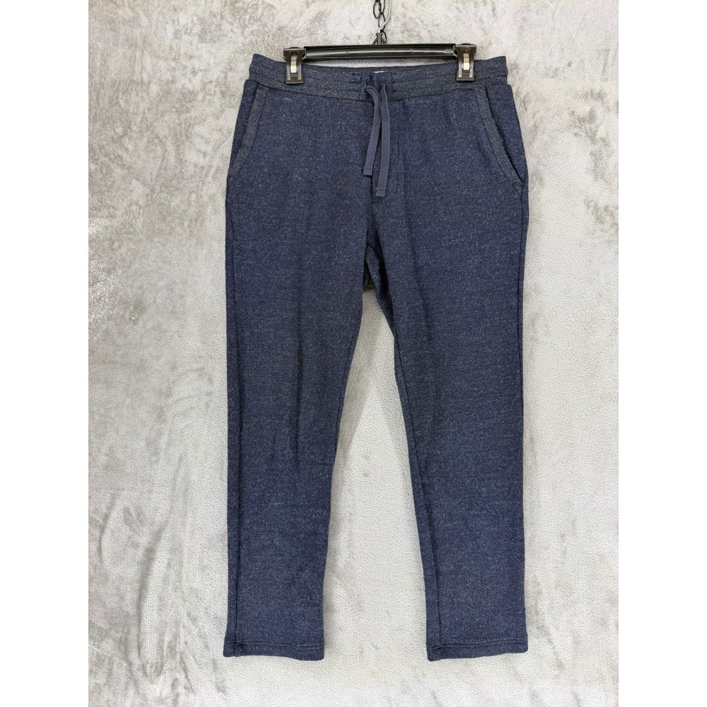 Taylor Stitch Mens Apres Pant Navy Melange Wool Blend Joggers Size M 2211WPNHW